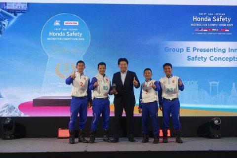 Instruktur Safety Riding Astra Honda Raih Juara di Level Asia & Oceania