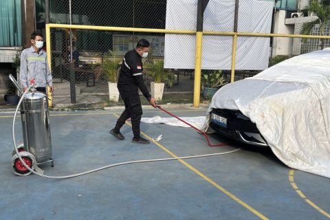 Bluebird dan FAST Gelar Pelatihan Khusus Tangani Kebakaran Baterai Taksi Listrik