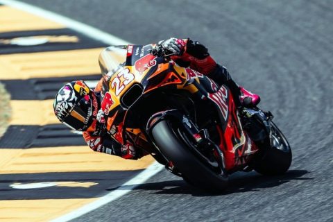 Podium Perdana Enea Bastianini di MotoGP Catalunya 2025 Jadi Kado Spesial untuk Bos Baru Tech3