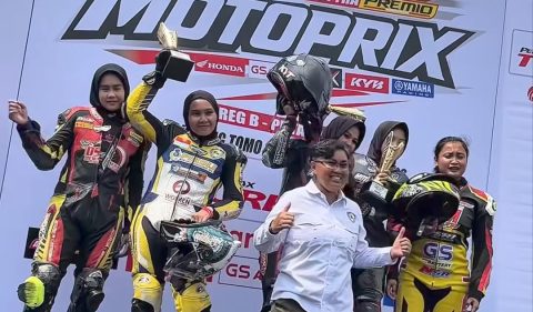 Pikoli Oil & Fisichella KW Raih Podium Kejurnas Motoprix Surabaya