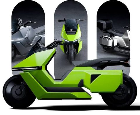 Omoway Omo-X hadir dengan suspensi double wishbone yang biasanya digunakan mobil sport. Motor listrik ini menawarkan stabilitas dan kenyamanan berkendara lebih baik.